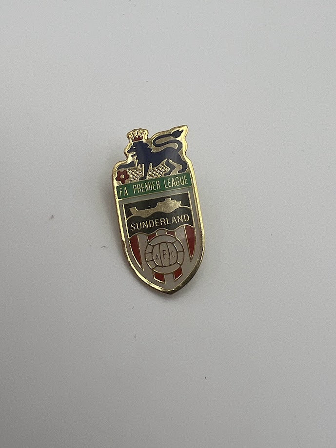 Sunderland - FA Premier League Official Enamel Badge - 1996 / 1997 - Old Badge