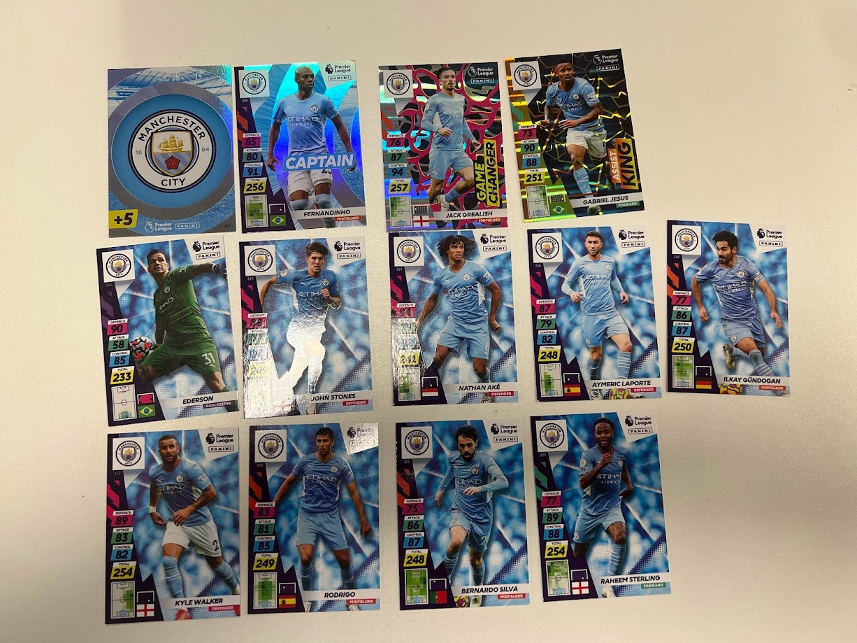 Manchester City - Panini Adrenalyn XL Premier League Plus Cards 21/22