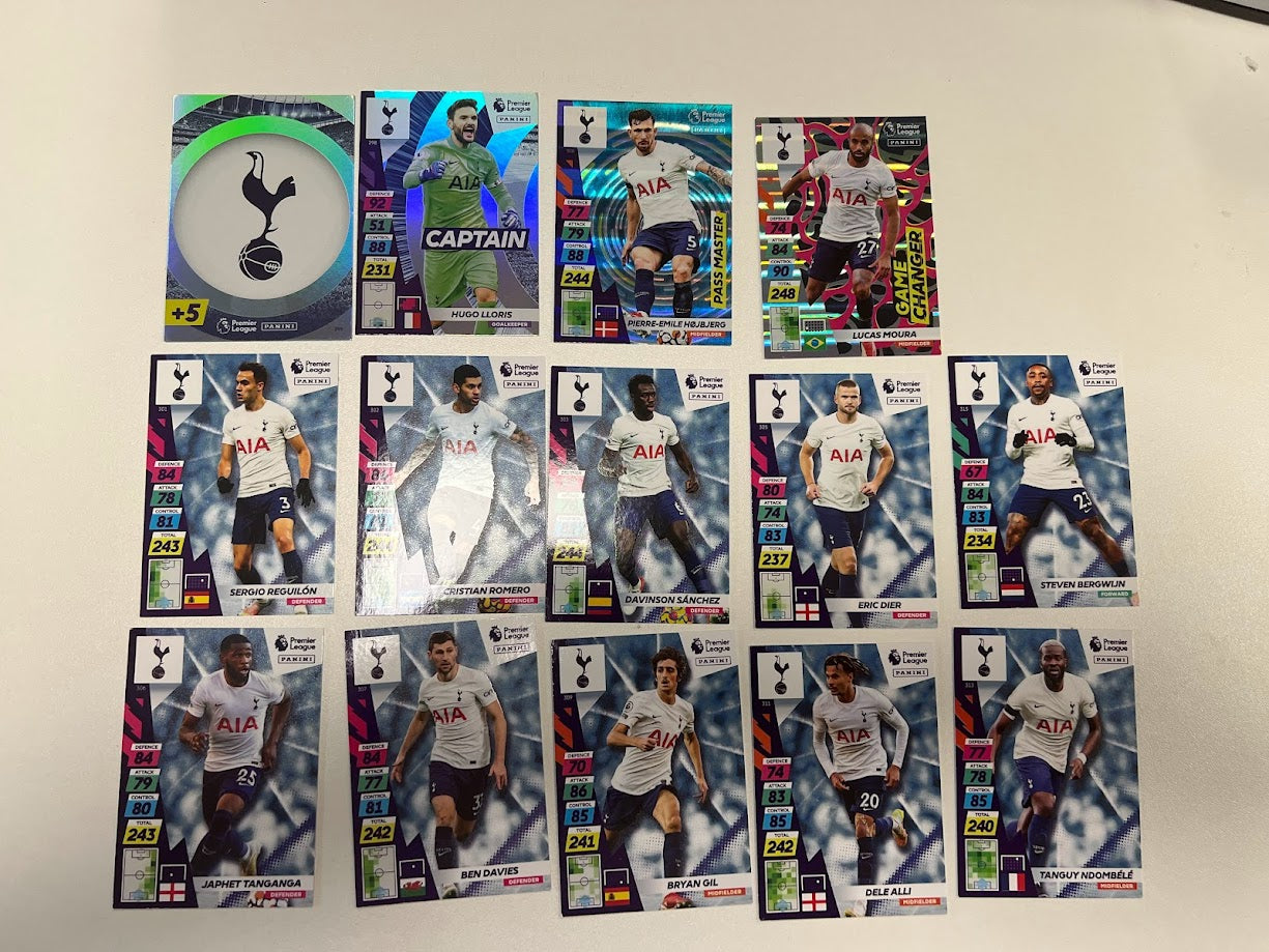 Tottenham Hotspur - Panini Adrenalyn XL Premier League Plus Cards 21/22