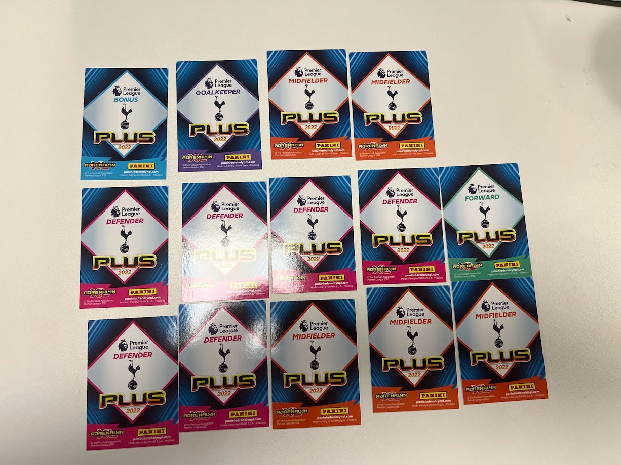 Tottenham Hotspur - Panini Adrenalyn XL Premier League Plus Cards 21/22