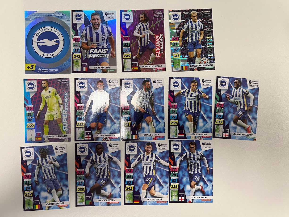 Brighton - Panini Adrenalyn XL Premier League Plus Cards 21/22