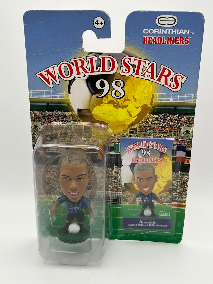 Ronaldo - Corinthian Football Figure - Inter Milan - SER122 / WOR003 - Collectible - World Stars 98