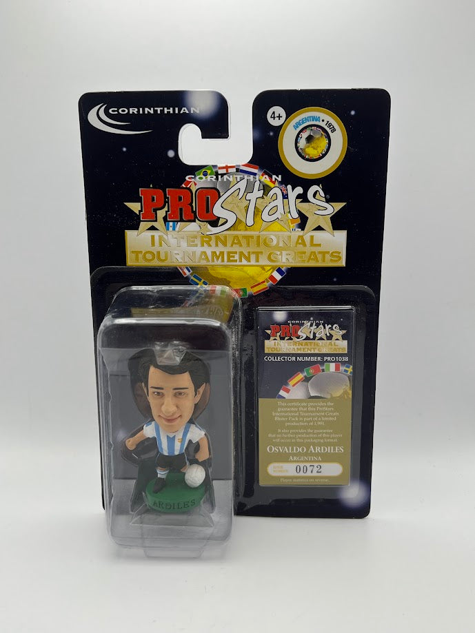 Osvaldo Ardiles - Corinthian Football Figure - Argentina - ProStars International Tournament Greats - PRO1038 - Collectible