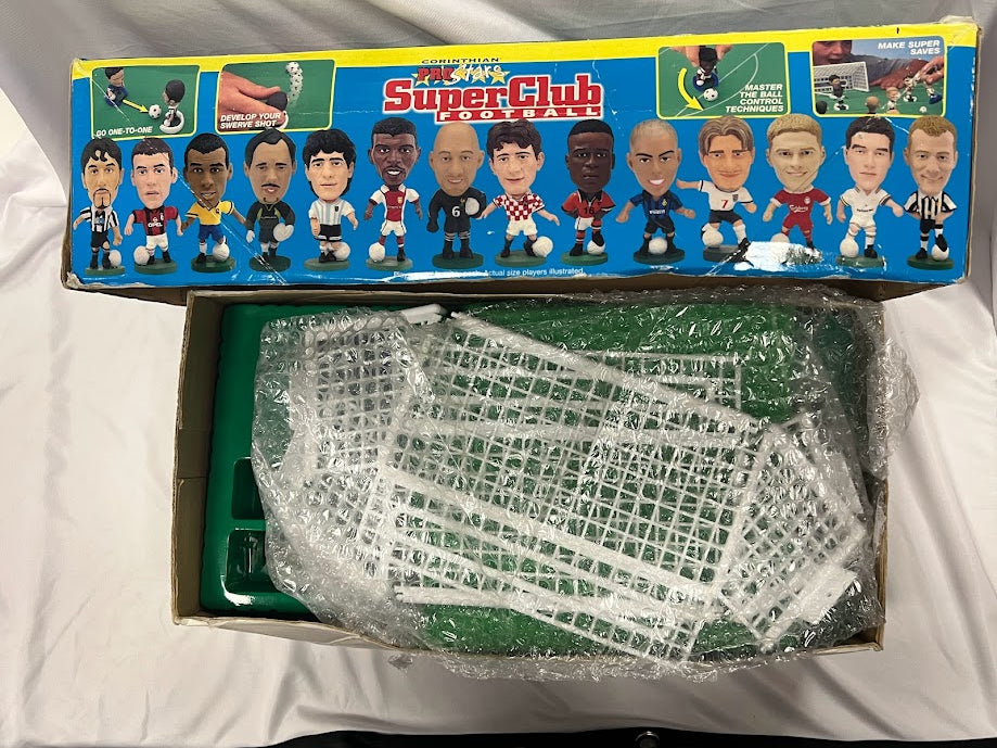 Corinthian ProStars Superclub Football Edition - Boxed - Football Game - Missing goalkeeper holders