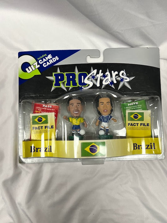 Brazil Double Pack - Adriano and Ronaldinho - Corinthian ProStars Quiz Game - Brazil - PR070 & PR069