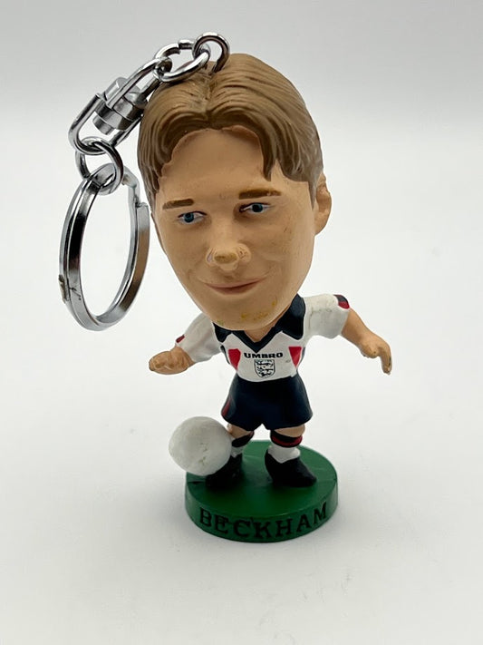 David Beckham - Corinthian Figure - Keyring - England - E80