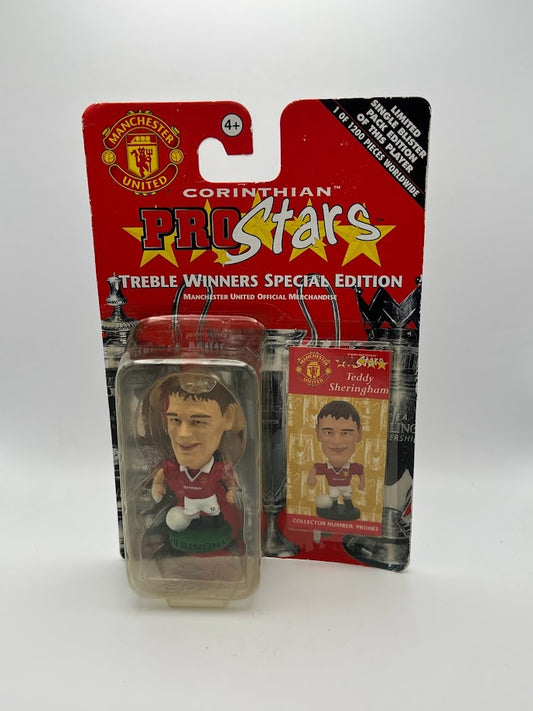 TEDDY SHERINGHAM - CORINTHIAN PROSTARS TREBLE WINNERS SPECIAL EDITION - MANCHESTER UNITED - PRO083