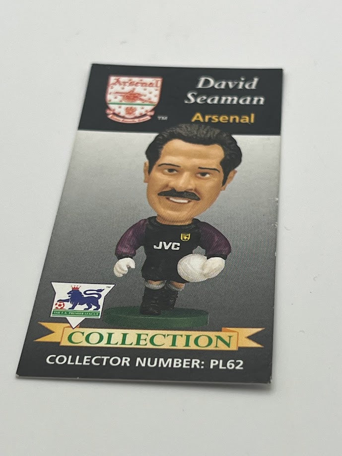 David Seaman Collector Card - Arsenal - Corinthian Figure Card - PL62