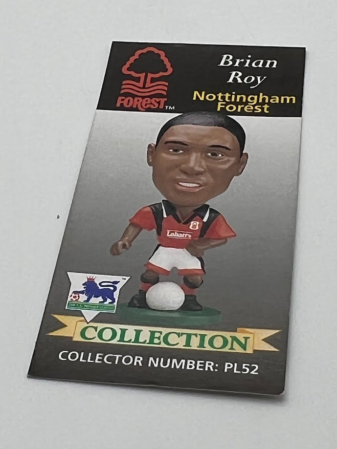 Brian Roy - Nottingham Forest - Corinthian Figure Collector Card Only - PL52