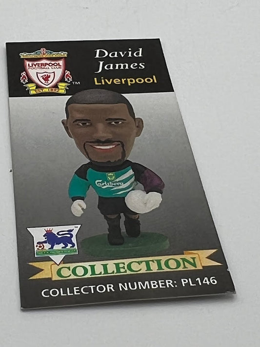 David James - Liverpool - Corinthian Figure Collector Card Only - PL146
