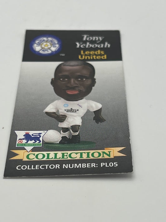 Tony Yeboah Collector Card - Leeds United - Corinthian Figure Card - PL05