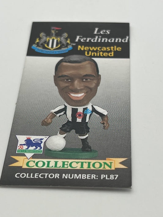 Les Ferdinand Collector Card - Newcastle United - Corinthian Figure Card - PL87
