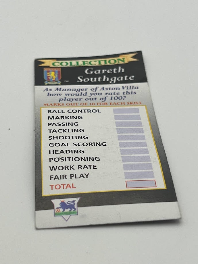 Gareth Southgate - Aston Villa Corinthian Headliner Loose Card - PL123