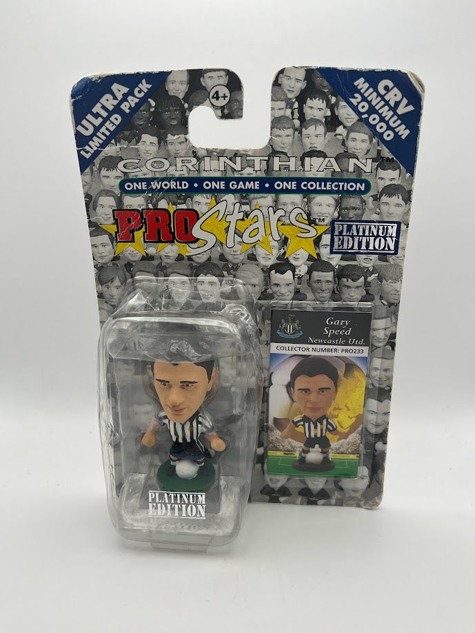 Gary Speed - Corinthian ProStars Football Figure - Newcastle United - Platinum Edition - PRO233