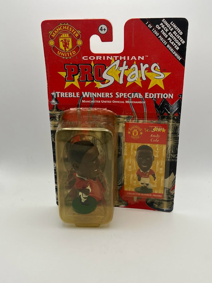 ANDY COLE - CORINTHIAN PROSTARS TREBLE WINNERS SPECIAL EDITION - MANCHESTER UNITED - PRO080