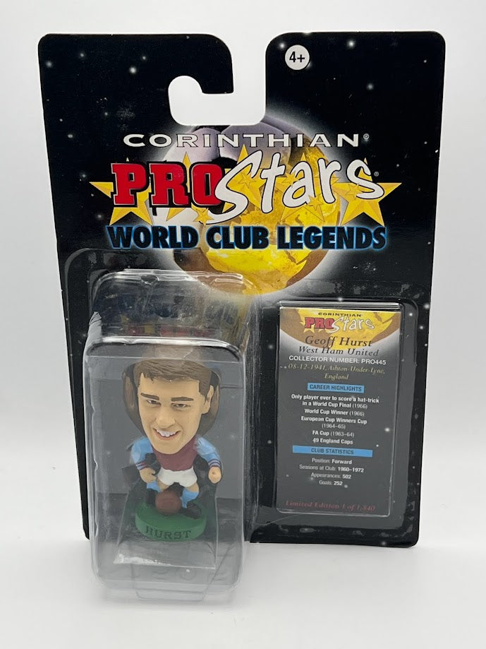 Geoff Hurst - Corinthian Football Figure - West Ham United - ProStars World Club Legends - PRO445