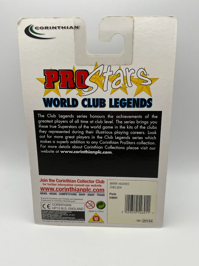 Mark Hughes - Corinthian Football Figure - Chelsea - Away Kit - ProStars World Club Legends - PRO601