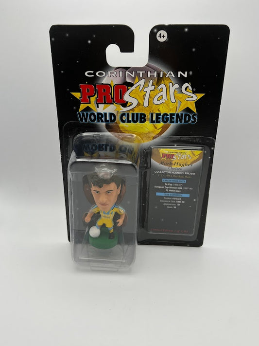 Mark Hughes - Corinthian Football Figure - Chelsea - Away Kit - ProStars World Club Legends - PRO601