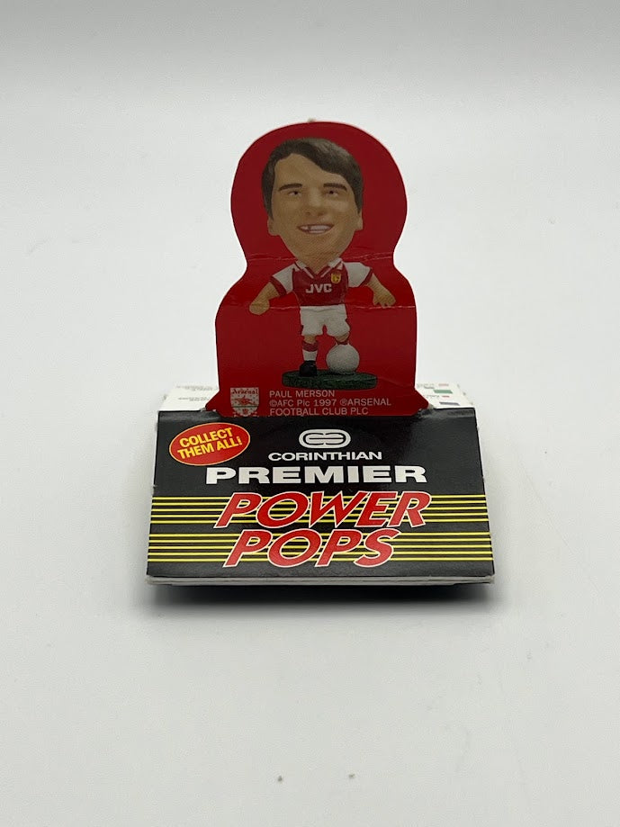 4x Arsenal Corinthian Premier Power Pops - Cardboard - Tony Adams, Paul Merson, Ian Wright and David Seaman