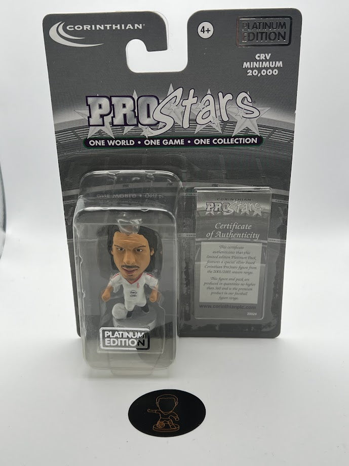 Gennaro Gattuso - Corinthian Prostars Football Figure - Platinum Edition - AC Milan - Away Kit - PP794 / PRO794