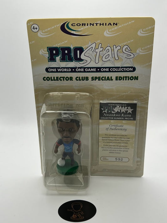 Nwanku Kanu - Corinthian Football Figure - Arsenal Away - PRO795 - ProStars Collector Club Special Edition