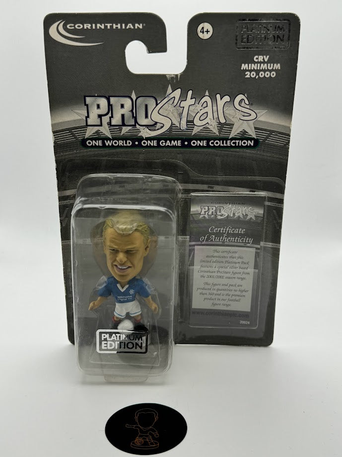 Arthur Numan - Corinthian ProStars Football Figure - Collector's Edition Platinum Figure - Series 18 - Rangers - PRO697 / PP697