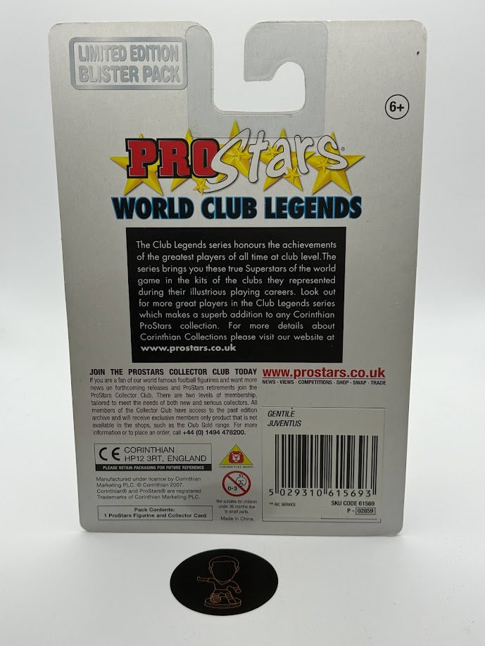 Claudio Gentile - Corinthian Football Figure - Juventus - ProStars World Club Legends - PRO1567