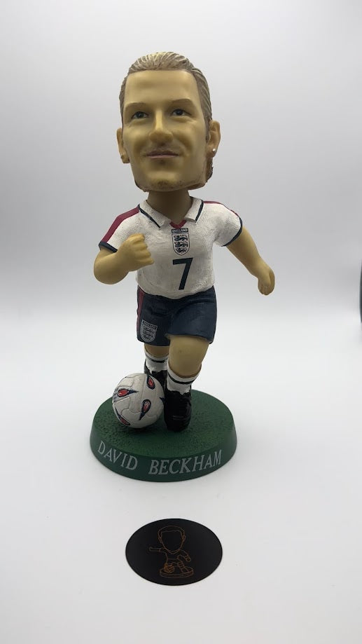 David Beckham - Bobble Head Figure 19cm Tall - England - Bobble Dobbles