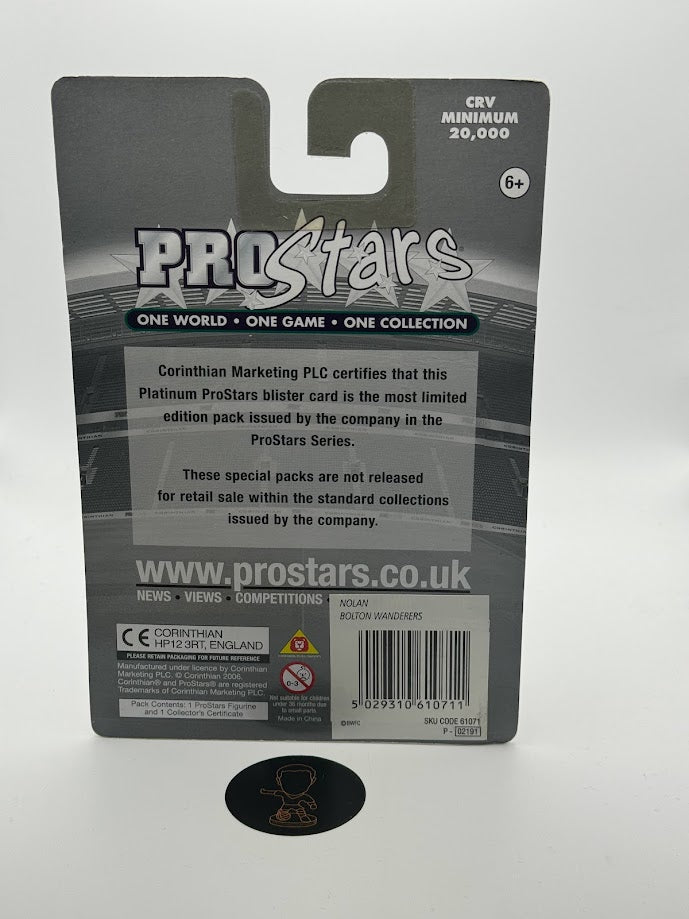 Kevin Nolan - ProStars Corinthian Figure : Bolton Wanderers - Stars of the Season Series 33 - Platinum - PP1435 / PRO1435