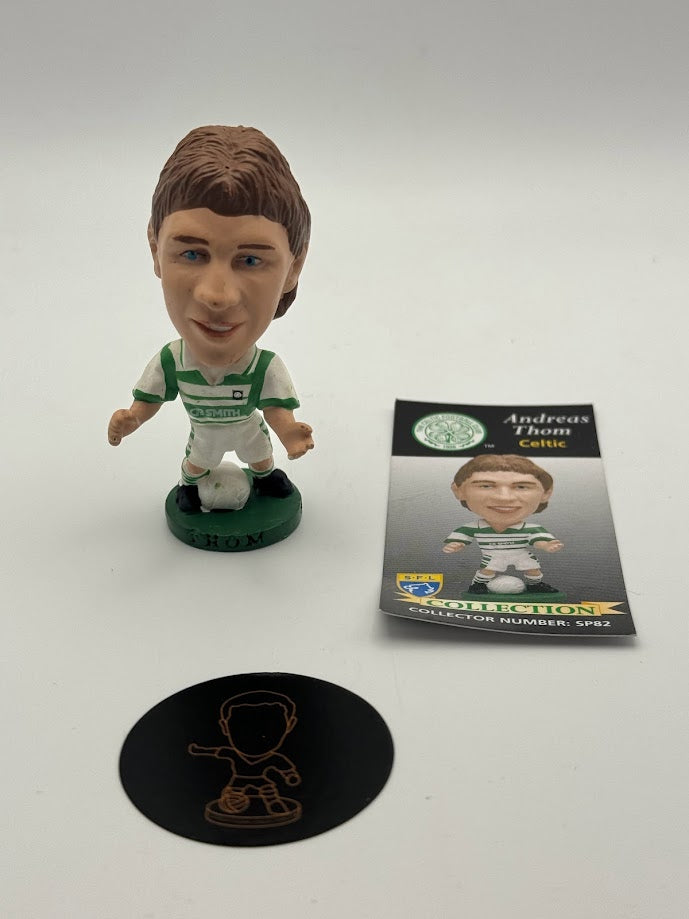 Andreas Thom + Collector Card - Celtic - Corinthian Figure Loose - SP82