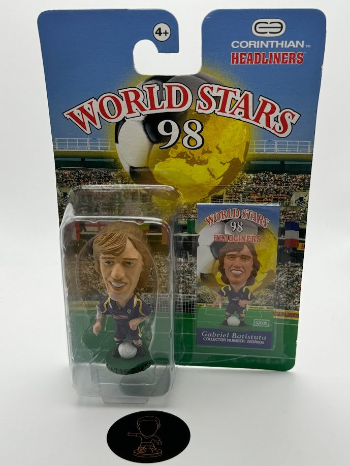 Gabriel Batistuta - Corinthian Football Figure - Fiorentina - SER002 / WOR006 - Collectible - World Stars 98