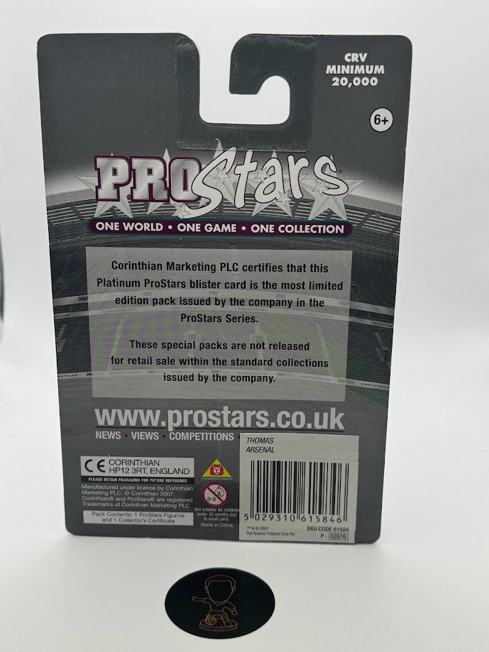 Michael Thomas - Corinthian Football Figure - Arsenal Away - ProStars World Club Legends Platinum - PP1544 / PRO1544