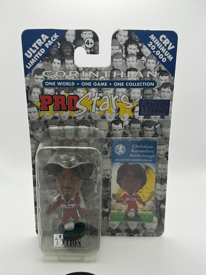 Christian Karembeu - Middlesbrough FC - ProStars Corinthian Figure - Series 9 - Platinum Edition - PRO329