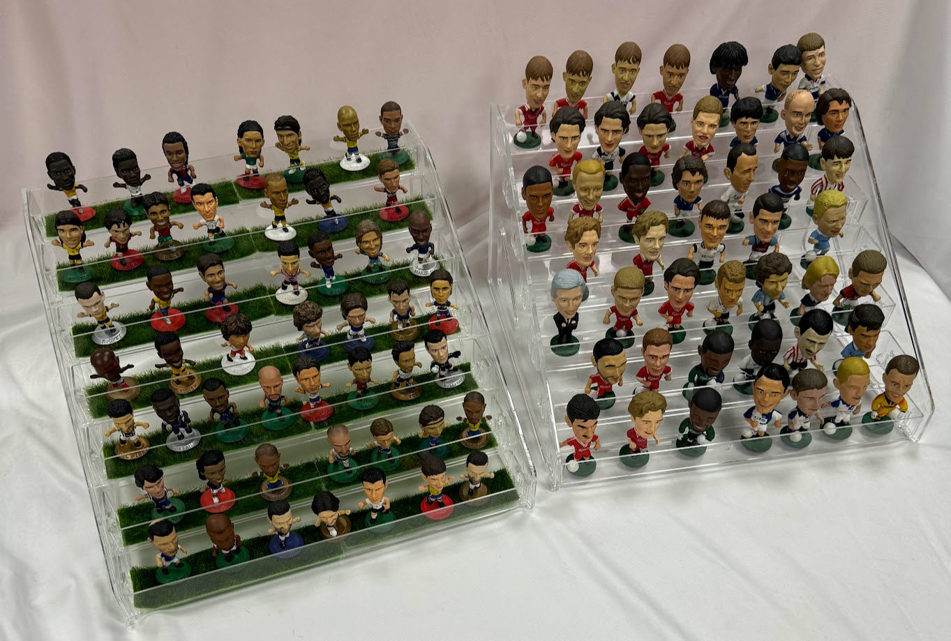 2x Brand new sealed Figure Display Racks - Ideal for Corinthian, Prostars and MicroStars Football Figures