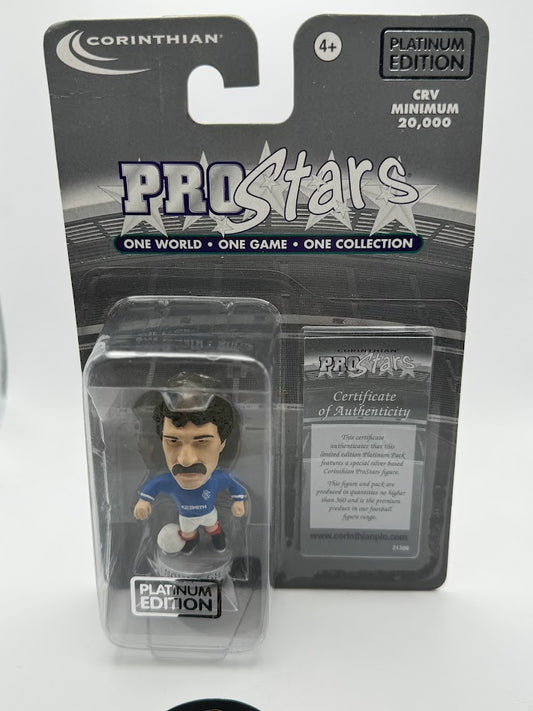 Graeme Souness - Corinthian Football Figure - Platinum Edition - Rangers HOME - PP842 / PRO842