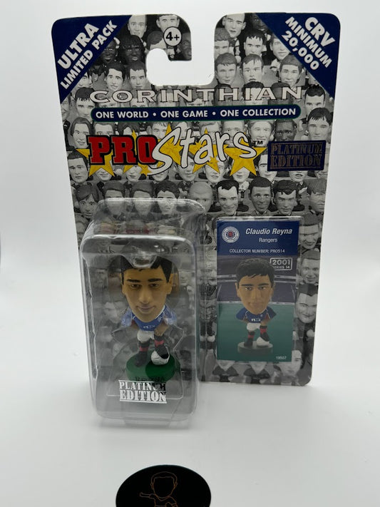 Claudio Reyna - Corinthian ProStars Series 14 - Platinum Edition - Rangers - PP514 / PRO514