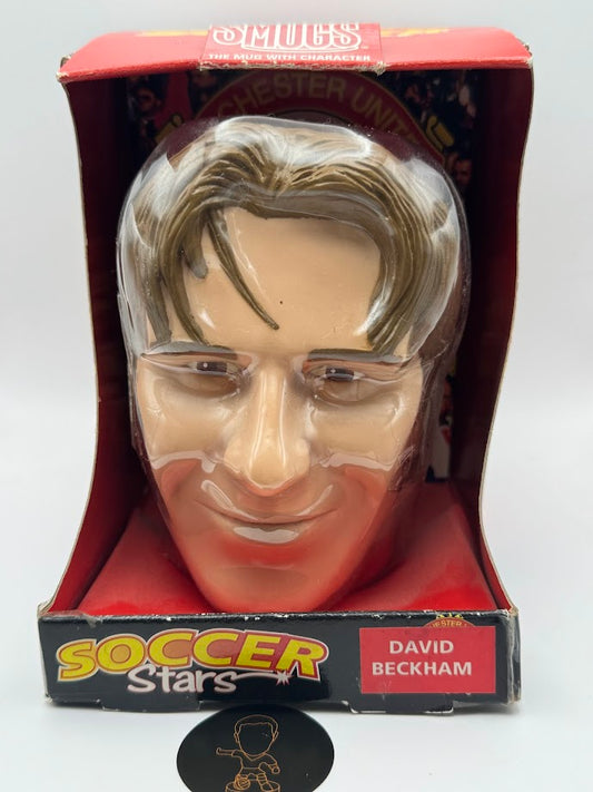 David Beckham - FOOTBALL Face Mug - Soccer Stars SMUGS - Manchester United