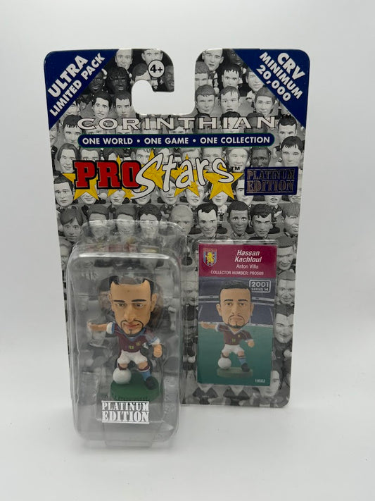 HASSAN KACHLOUL - Corinthian Football Figure - ASTON VILLA - PRO509 - Platinum