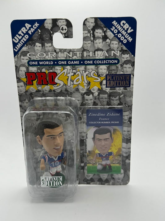 Zinedine Zidane - Corinthian ProStars Series 1 - France - PRO043 - Platinum