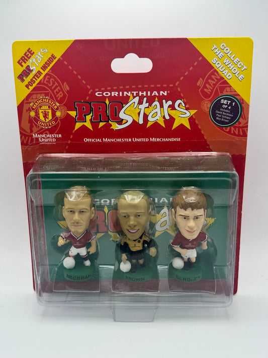 Manchester United Multi Pack -  3 Pack 1 Manchester United Corinthian Football Figures - Set 1 of 4