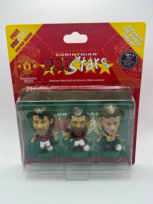 Manchester United Multi Pack -  3 Pack 1 Manchester United Corinthian Football Figures - Set 4 of 4