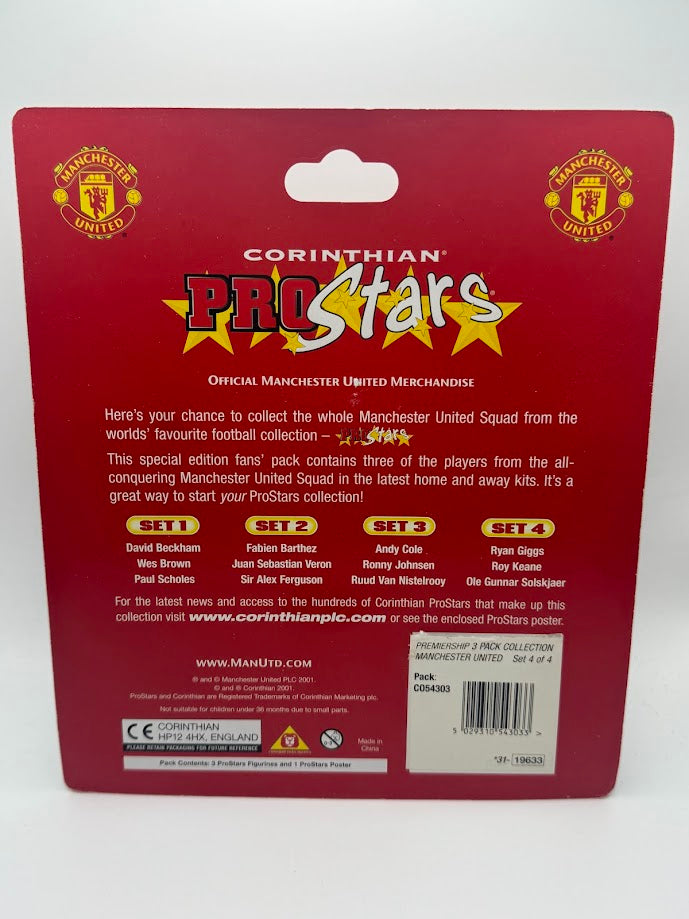 Manchester United Multi Pack -  3 Pack 1 Manchester United Corinthian Football Figures - Set 4 of 4