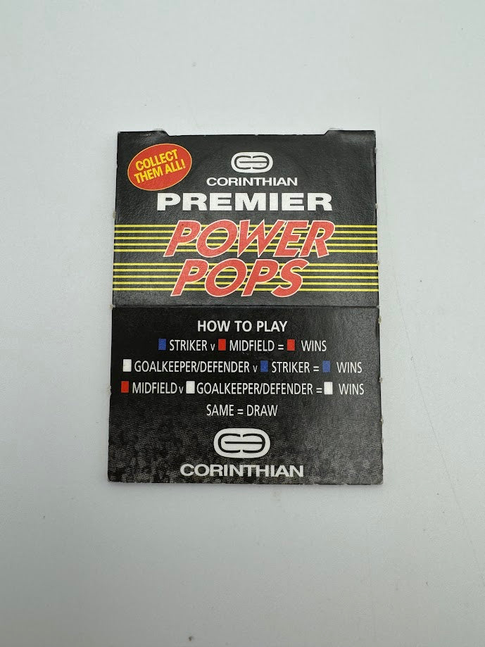 Lars Bohinen - Corinthian Premier Power Pops - Cardboard - Blackburn Rovers - Card No. 012