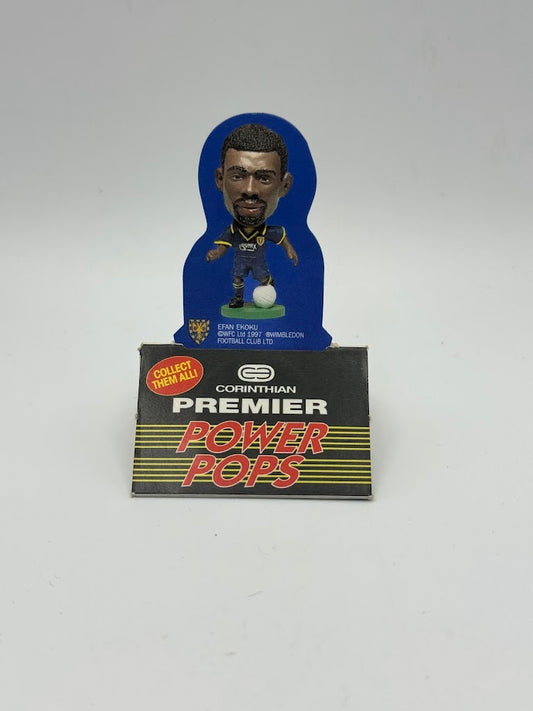 Efan Ekoku - Corinthian Premier Power Pops - Cardboard - Wimbledon - Card No. 059