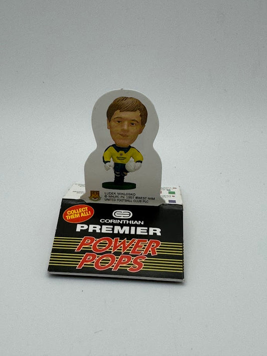 Ludek Miklosko - Corinthian Premier Power Pops - Cardboard - West Ham United - Card No. 054