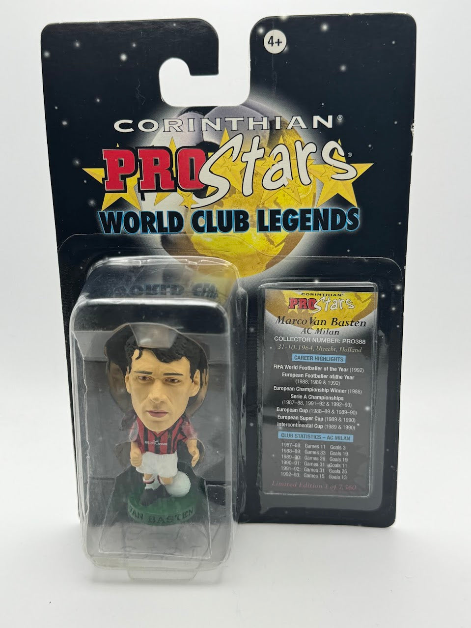 Marco Van Basten - Corinthian Football Figure - AC Milan - ProStars World Club Legends - PRO388