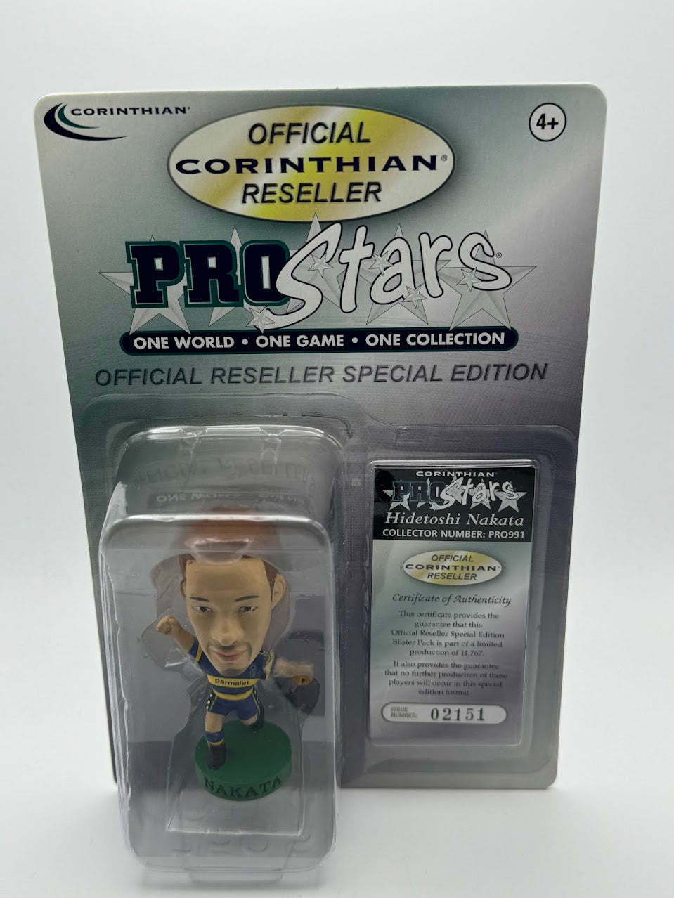 Hidetoshi Nakata - Corinthian Football Figure - Parma - PRO991 - Reseller Special Edition