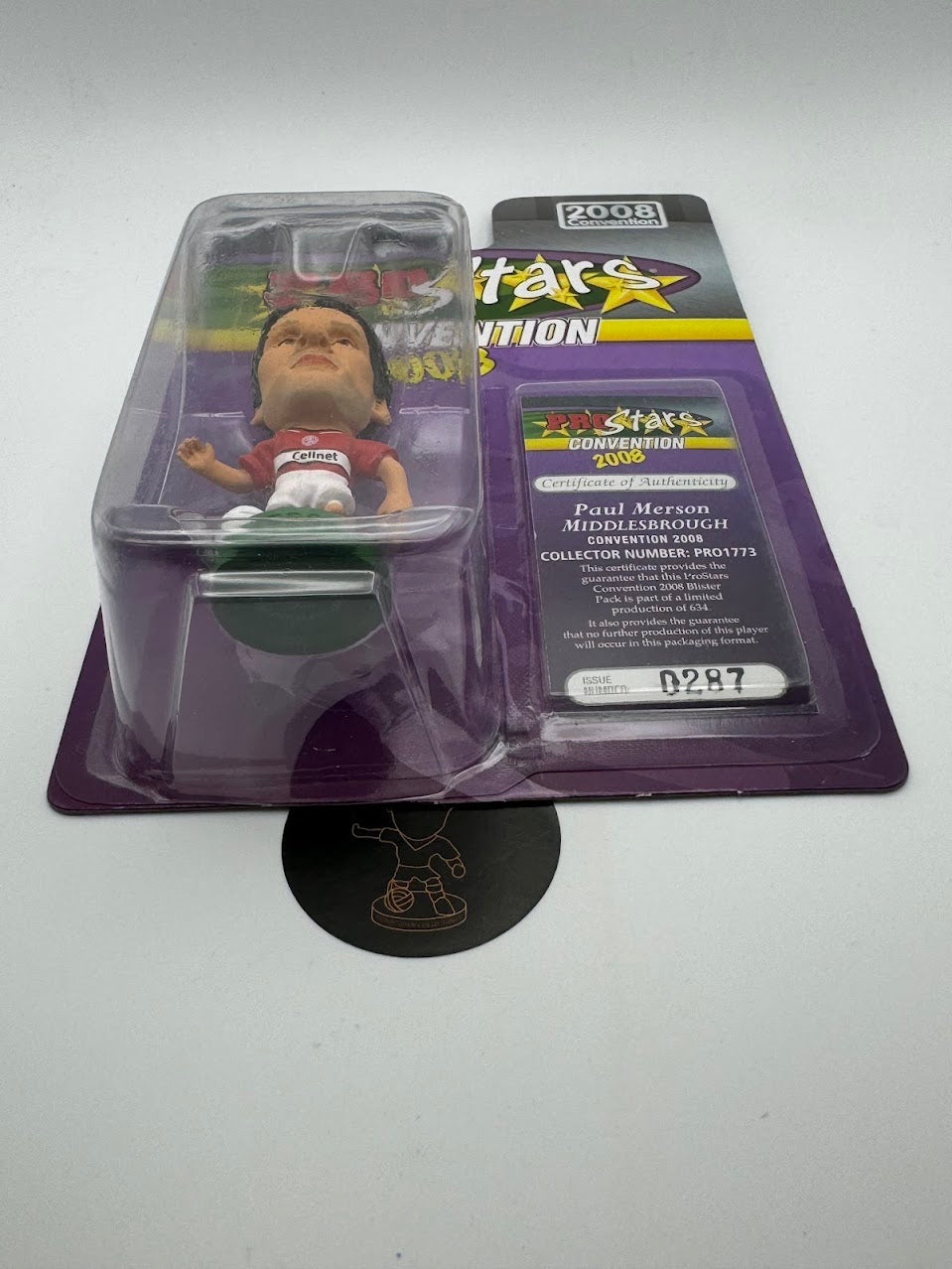 Paul Merson - Autographed Corinthian Football Figure - Middlesbrough -  ProStars 2008 Convention Special Edition - PRO1773