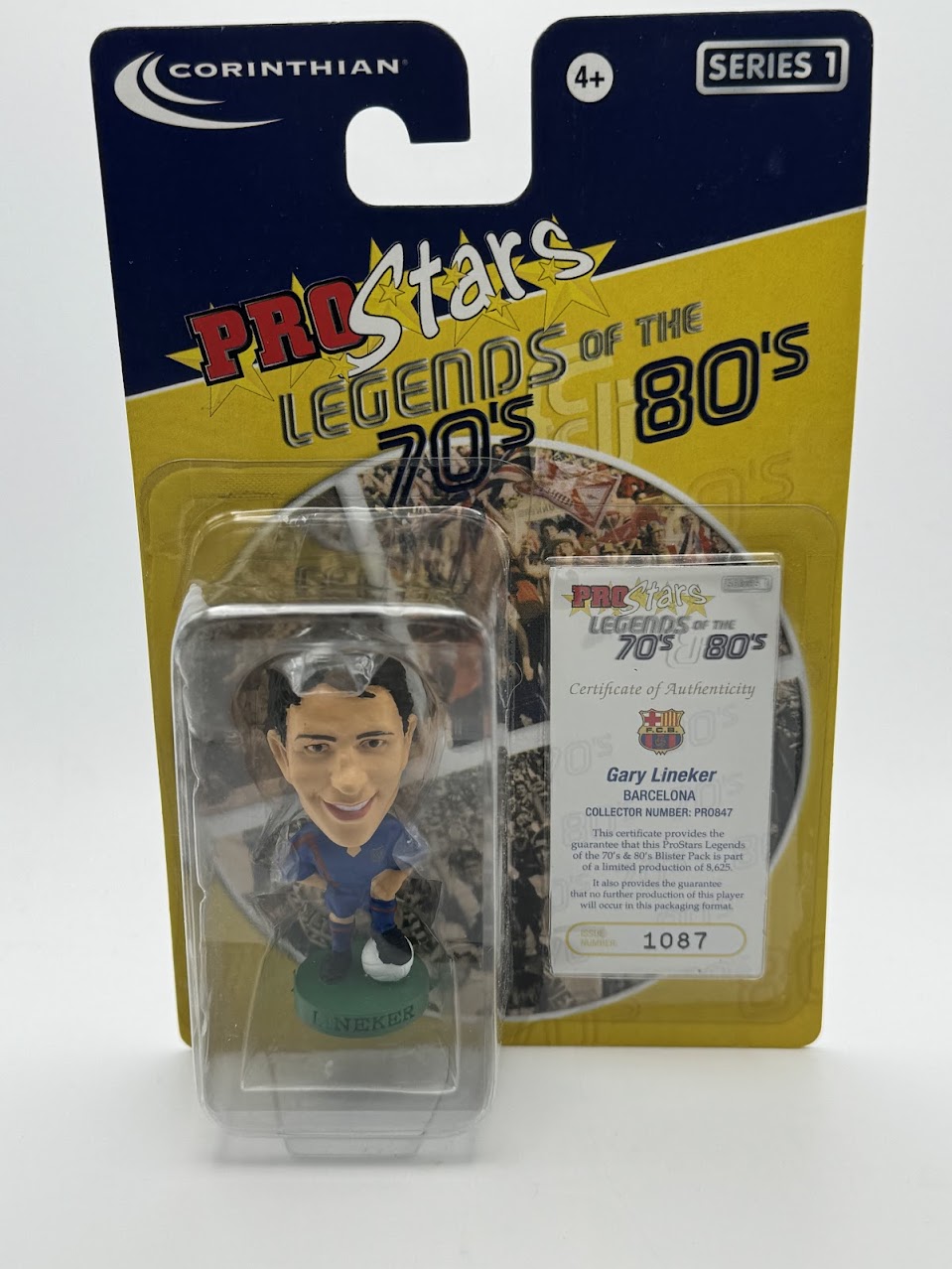 Gary Lineker - Corinthian Football Figure - Barcelona - PRO847 - 70s & 80s Legends Series 1