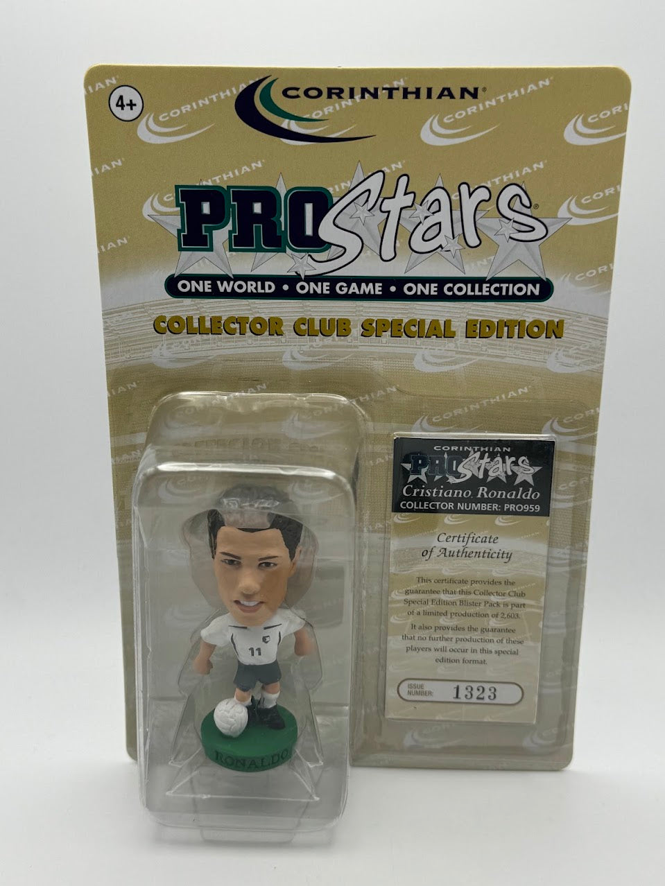 Cristiano Ronaldo - Corinthian Football Figure - Portugal - PRO959 - ProStars Collector Club Special Edition